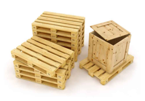 پالت فلزی یا چوبی برای صنایع پیچ و مهره