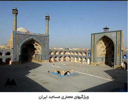 پاورپوینت ویژگیهای معماری مساجد ایران