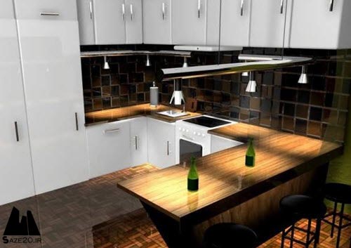 مدل بار آشپزخانه جدید با ۲۰ ایده خلاقانه مدرن و کاربردی,مدل بار آشپزخانه,۲۰ ایده بار آشپزخانه,
