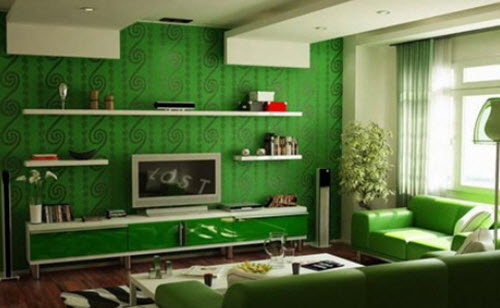 دکوراسیون منزل با رنگ سبز