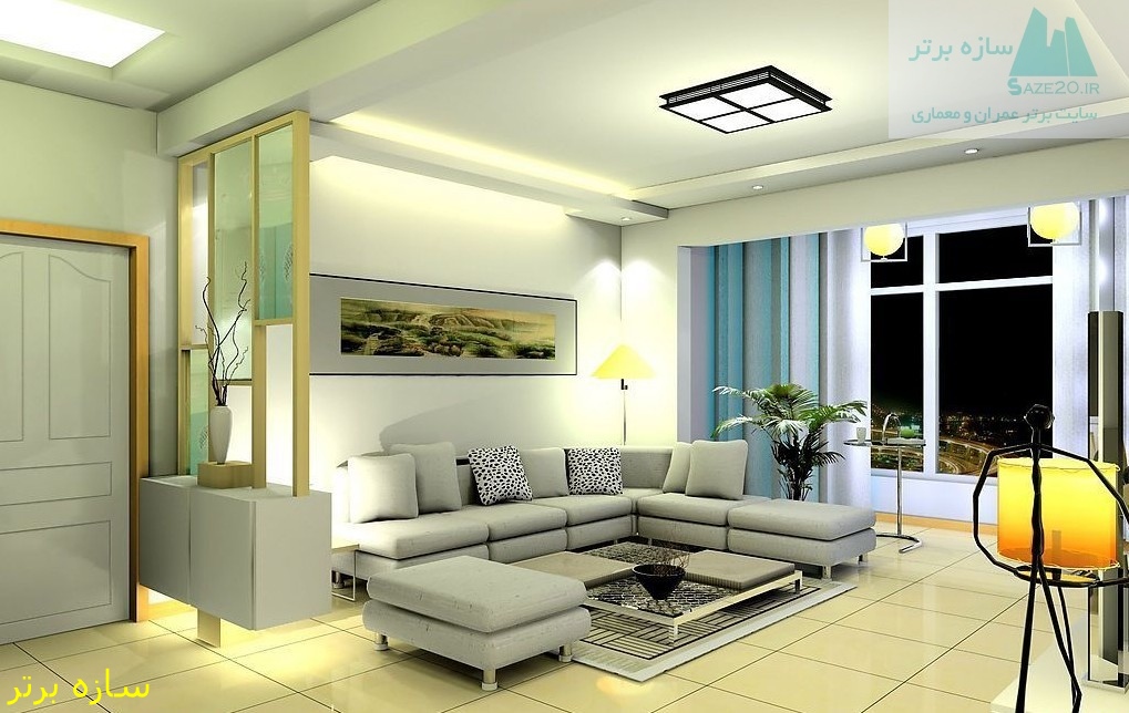اصول نورپردازی فضاهای داخلی ساختمان
