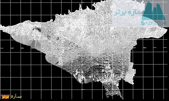 فایل اتوکد توپوگرافی تهران