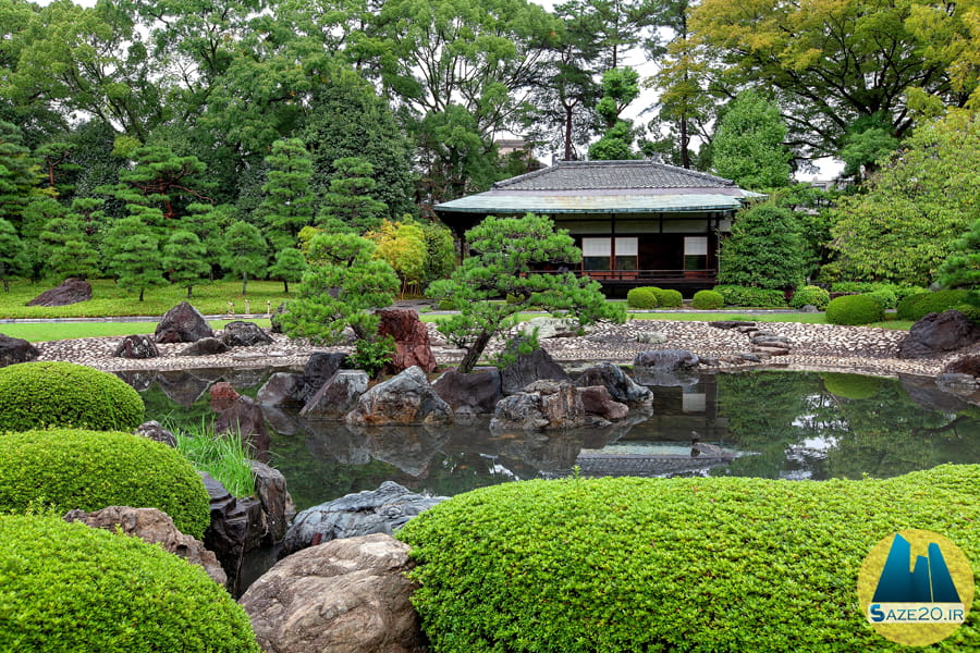 طراحی باغ ژاپنی و محوطه ویلا ژاپنی