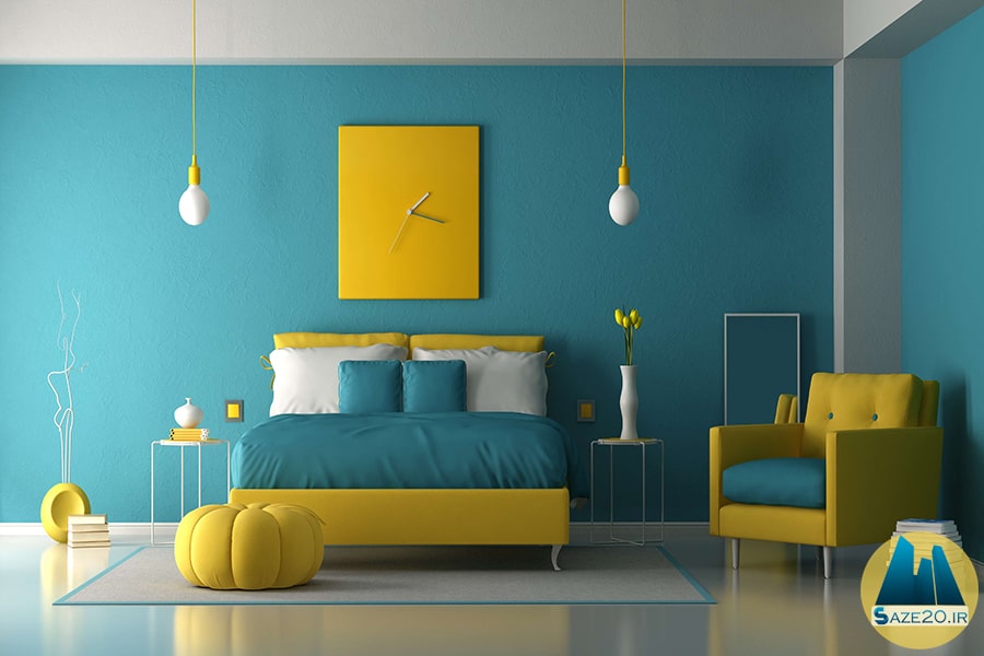بهترین ترکیب رنگ برای اتاق خواب از نظر روانشناسی