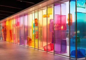 طراحی و اجرای انواع شیشه رنگی دکوراتیو | تتراگلس